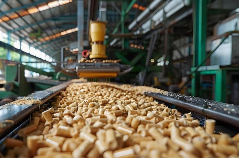 Bulk wood pellets production and supply